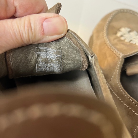 Womens Patagonia Rimu Skywalk Slip On Loafersshoes Womens Tan Lace - Picture 7 of 8